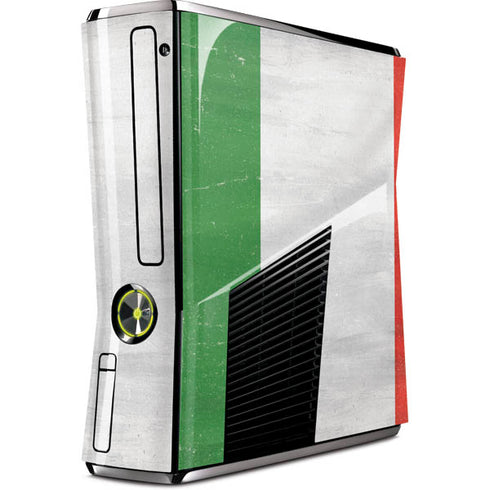 Italy Flag Distressed Xbox 360 Slim (2010) Skin